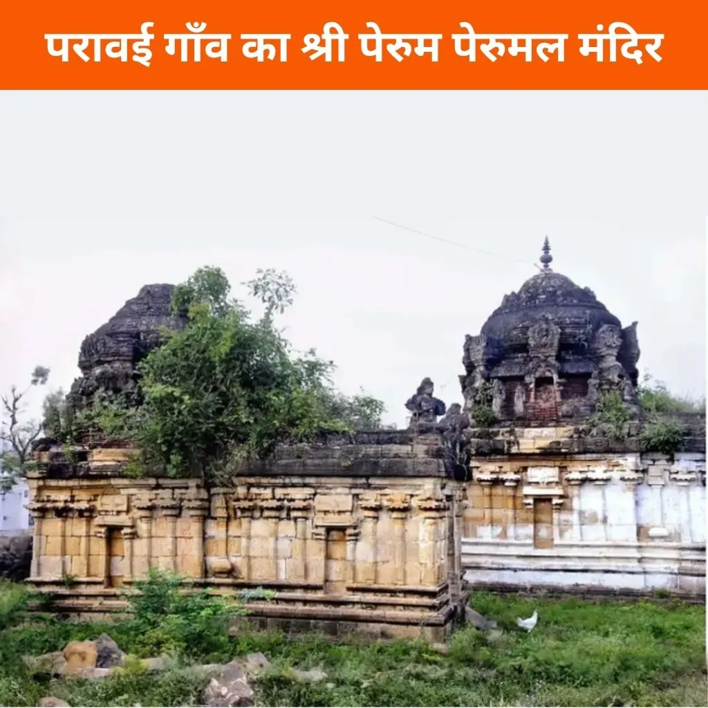 परावई गाँव का श्री पेरुम पेरुमल मंदिर